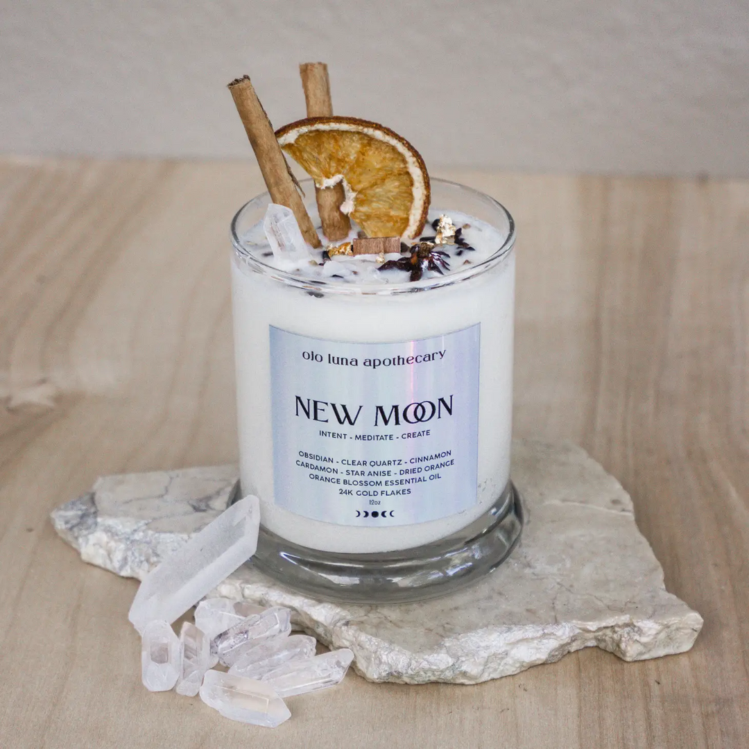 New Moon Ritual Candles