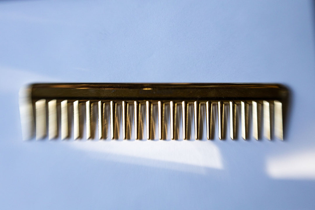Metalli Wide Tooth Comb (Gold)