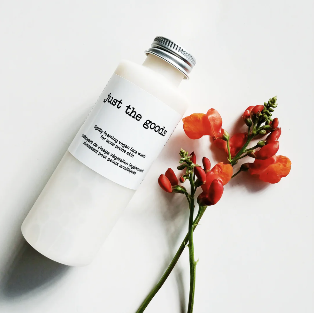Just the Goods Vegan Face Wash Acne Prone Skin