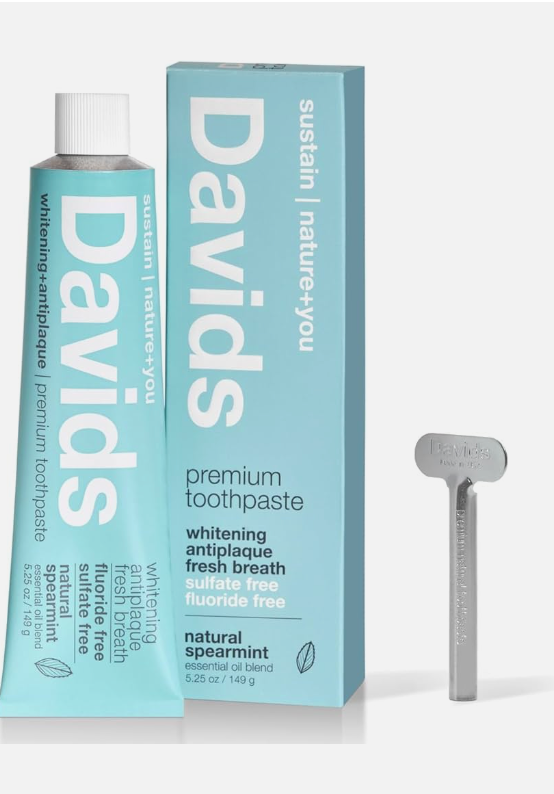 Davids Natural Toothpaste Spearmint 5.25oz