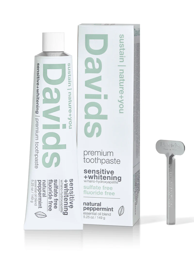 Davids Natural Toothpaste Sensitive and Whitening 5.25oz